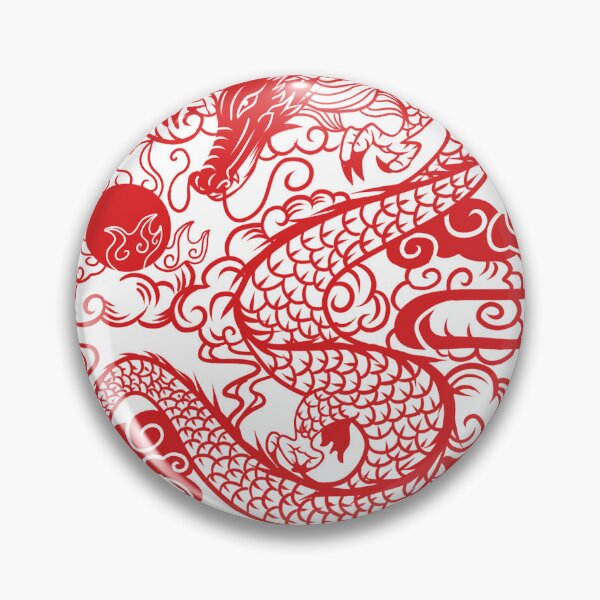Item preview, Cool Red Dragon Art - Chinese Traditional Dragon Design - Asian Dragon Artwork designed and sold by leen12 Art Designs Prints.