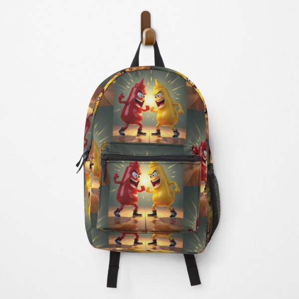 Item preview, “Condiment Clash – Ketchup vs Mustard Showdown” designed and sold by TheWonkyEaselCo.