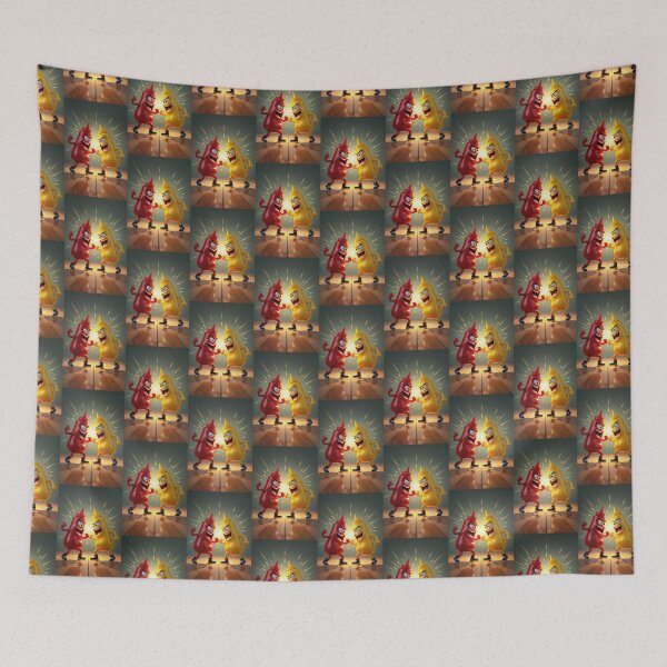 Item preview, “Condiment Clash – Ketchup vs Mustard Showdown” designed and sold by TheWonkyEaselCo.