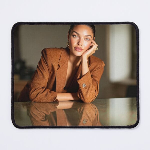 Item preview, Woman sitting at a table in a room designed and sold by anytka.