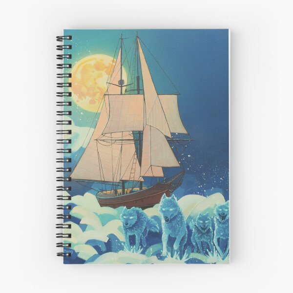 Item preview, Moonlight sail fantasy oil painting designed and sold by Yue Zeng Art Studio.