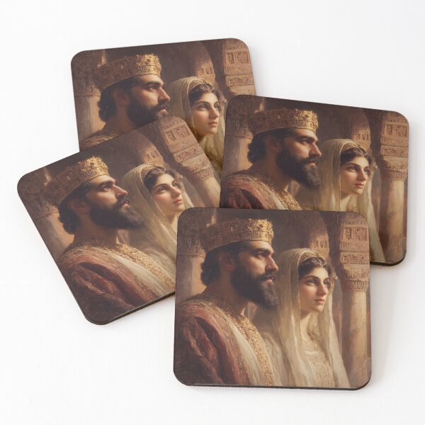 Item preview, King Xerxes and Queen Esther designed and sold by SanctifiedSouls.