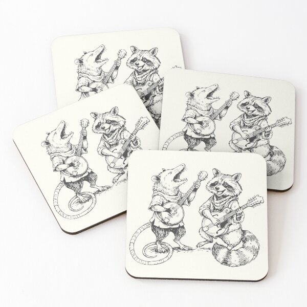 Item preview, Possum & Raccoon Bluegrass Band Mandolin Banjo designed and sold by Y-Vibes.