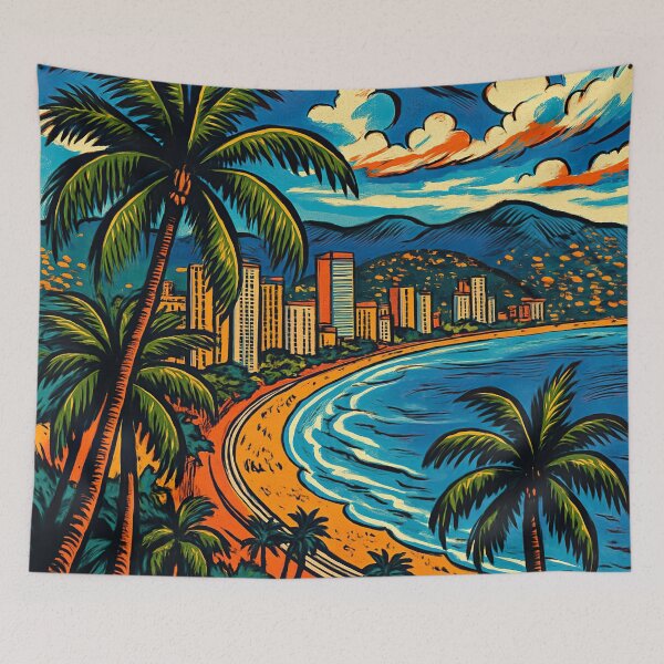 Item preview, Acapulco, city | Comics style - Cartoon designed and sold by ComicsFactory.