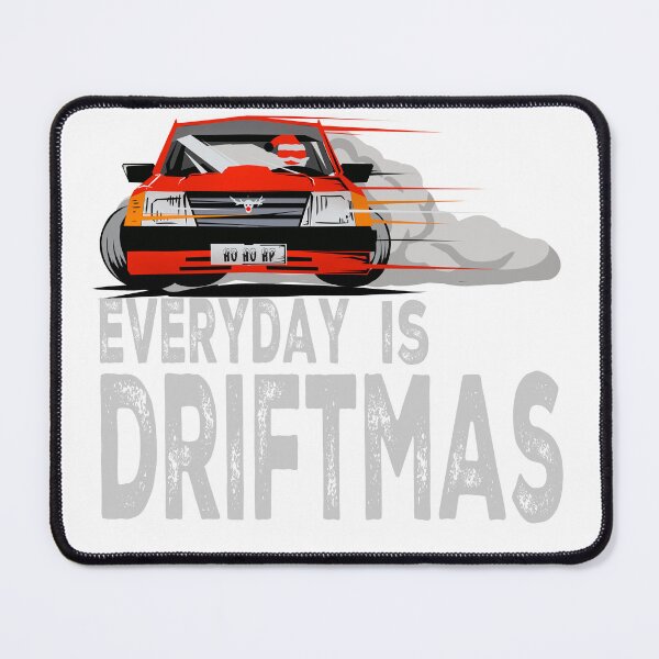 Item preview, Drifting santa car christmas designed and sold by Wayoftheartist.