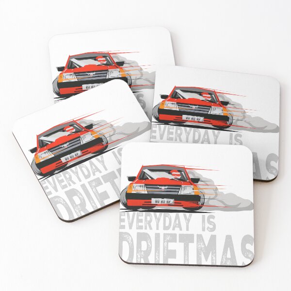 Item preview, Drifting santa car christmas designed and sold by Wayoftheartist.