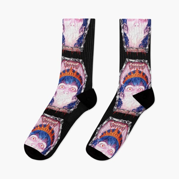 Item preview, Blasphemous Breath - Psychedelic Melting Horror designed and sold by CoffinsArt.