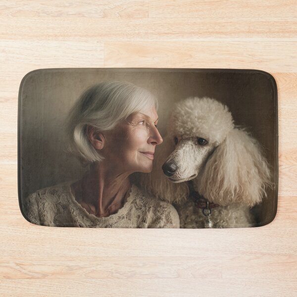 Item preview, Portrait of woman with dog designed and sold by anytka.