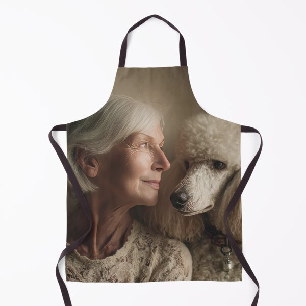 Item preview, Portrait of woman with dog designed and sold by anytka.
