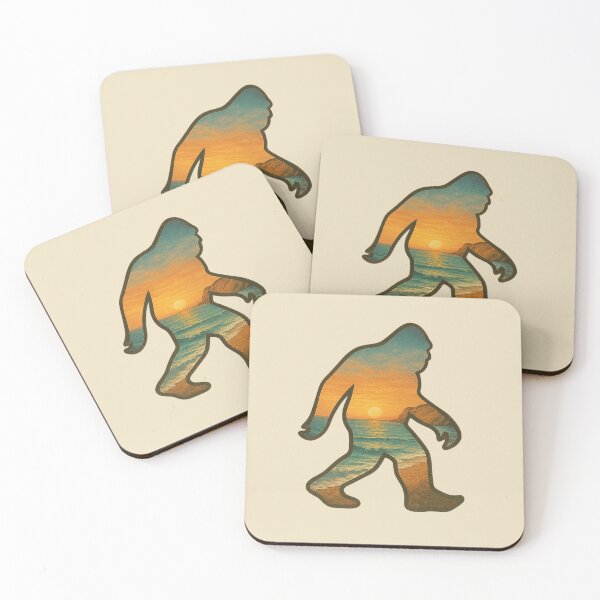 Item preview, Coastal Sunset Bigfoot  designed and sold by Planetporridge.
