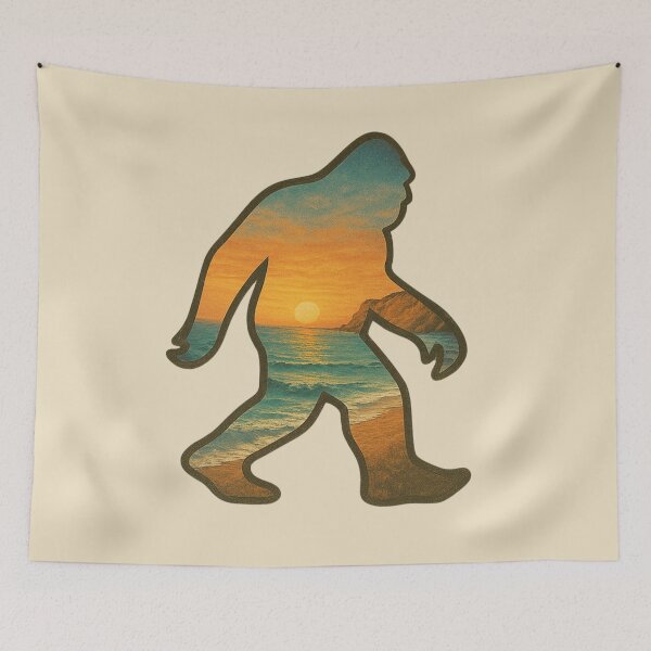Item preview, Coastal Sunset Bigfoot  designed and sold by Planetporridge.