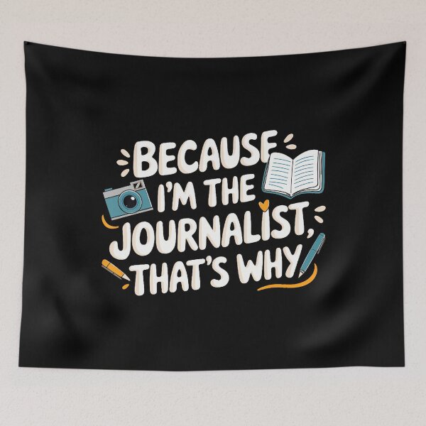 Item preview, Because I'M The Journalist That'S Why Camera designed and sold by TiffanyLucia.