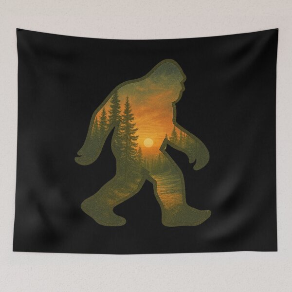 Item preview, Forest Bigfoot Silhouette designed and sold by Planetporridge.