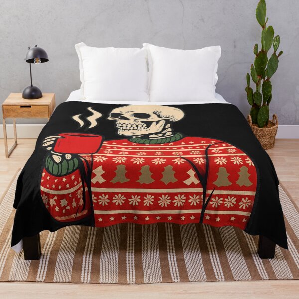 Item preview, Dead Cozy: Skeleton in a Xmas Sweater designed and sold by DeadThingsShop.