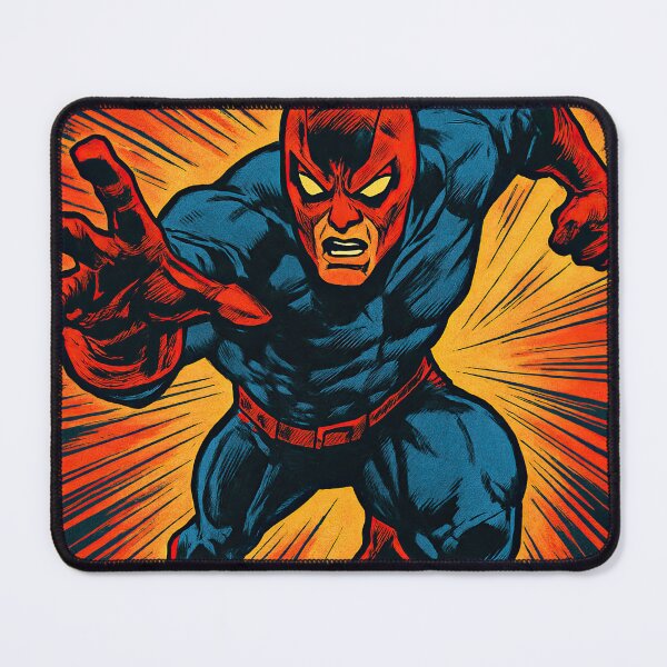 Item preview, Action masked hero| Comics style - Cartoon designed and sold by ComicsFactory.