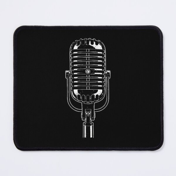 Item preview, 50S 60S 70S Microphone Retro Vintage Distressed Effect designed and sold by TiffanyLucia.