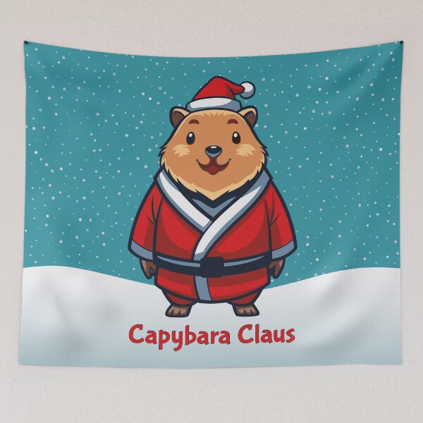 Item preview, Capybara Claus - Santa Who? designed and sold by Drawings Project.