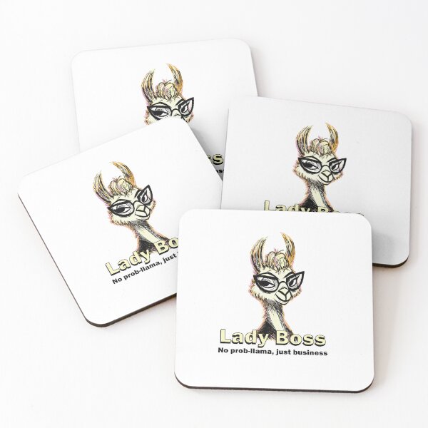 Item preview, Lady Boss – No Prob-Llama, Just Business  designed and sold by FMproject.