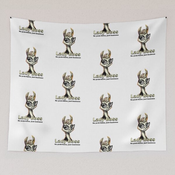Item preview, Lady Boss – No Prob-Llama, Just Business  designed and sold by FMproject.