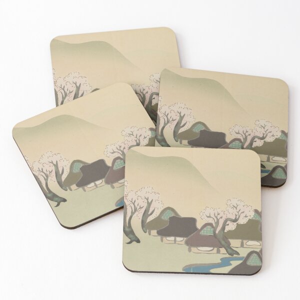 Item preview, Kamisaka Sekka Farming Village in Spring (Harudenka) designed and sold by HiddenWalnuts.