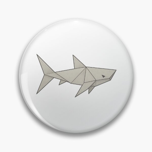 Item preview, Minimal Origami Shark Design designed and sold by Le Grand Requin.