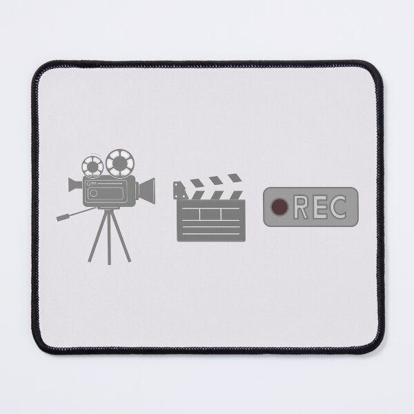 Item preview, Filmmaker Icons (Grey) – Camera, Clapperboard, REC – Minimal Film & Video designed and sold by MicroRoleClub.