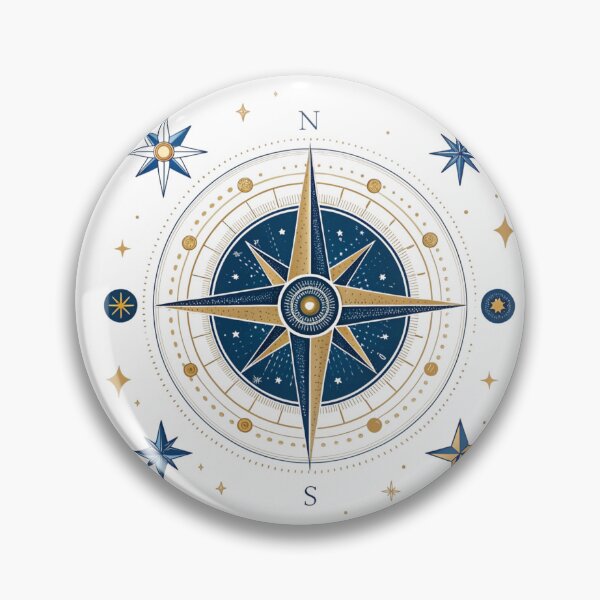 Item preview, Futuristic compass designed and sold by Lucky 777.