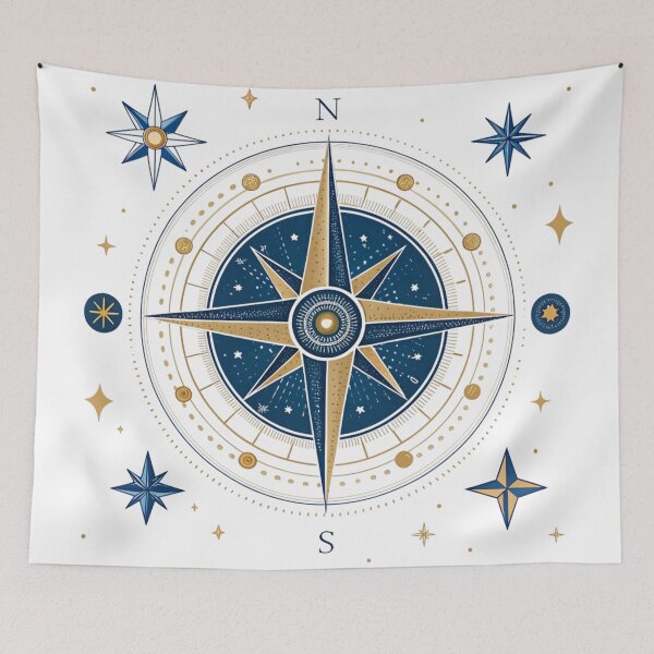 Item preview, Futuristic compass designed and sold by Lucky 777.