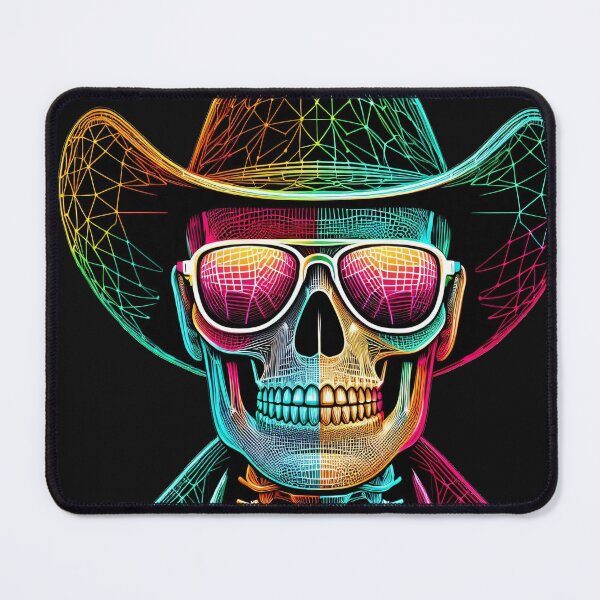 Item preview, Skull in the Grid designed and sold by DeadThingsShop.