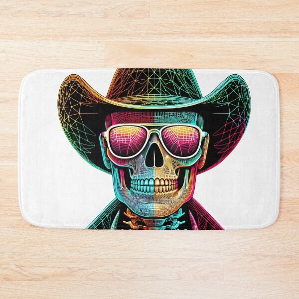 Item preview, Skull in the Grid designed and sold by DeadThingsShop.