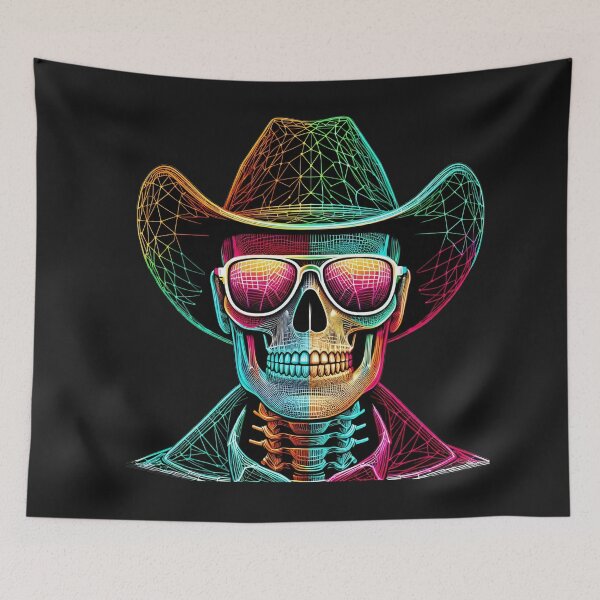 Item preview, Skull in the Grid designed and sold by DeadThingsShop.