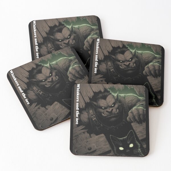 Item preview, Whiskers and the orc designed and sold by Faehound.