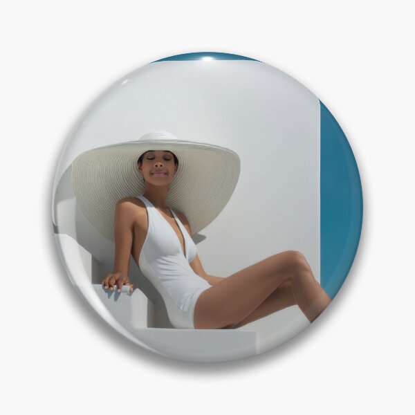 Item preview, Model sits on white stairs in sun designed and sold by anytka.