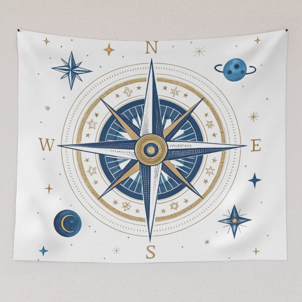 Item preview, Futuristic compass designed and sold by Lucky 777.