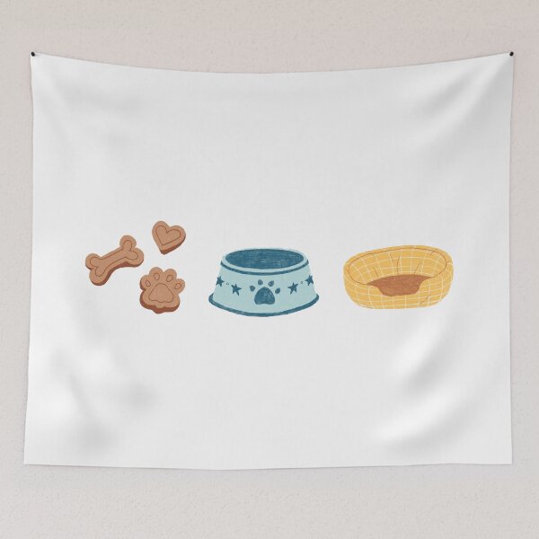 Item preview, Pet Care Icons – Treats, Food Bowl, Cozy Bed – Minimal Dog & Cat Design designed and sold by MicroRoleClub.