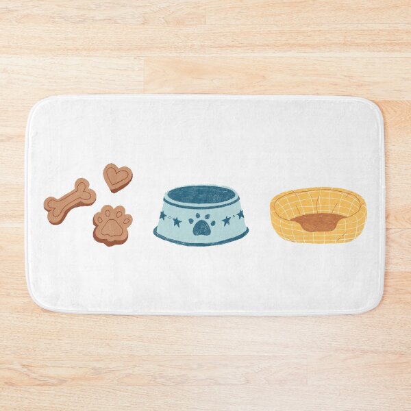 Item preview, Pet Care Icons – Treats, Food Bowl, Cozy Bed – Minimal Dog & Cat Design designed and sold by MicroRoleClub.