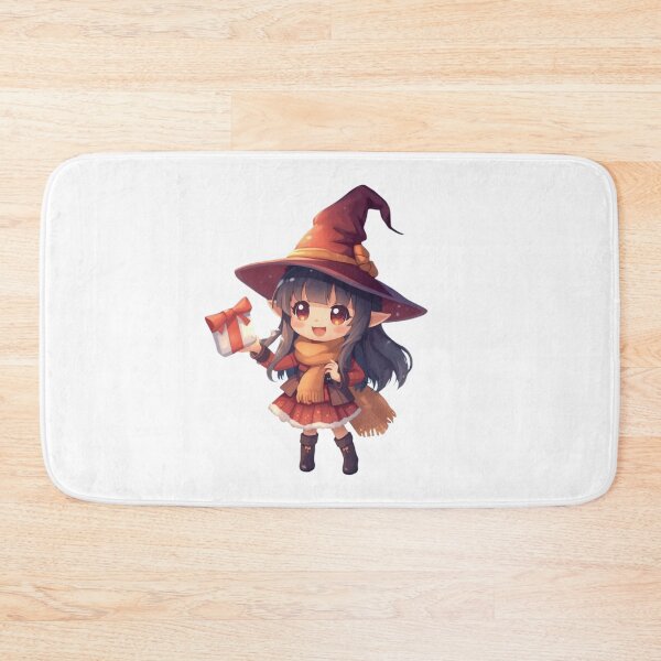 Item preview, Chibi Christmas Witch with Gift – Cute Xmas Witch designed and sold by Dream Magic Co.