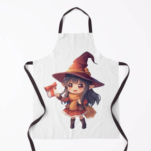 Item preview, Chibi Christmas Witch with Gift – Cute Xmas Witch designed and sold by Dream Magic Co.