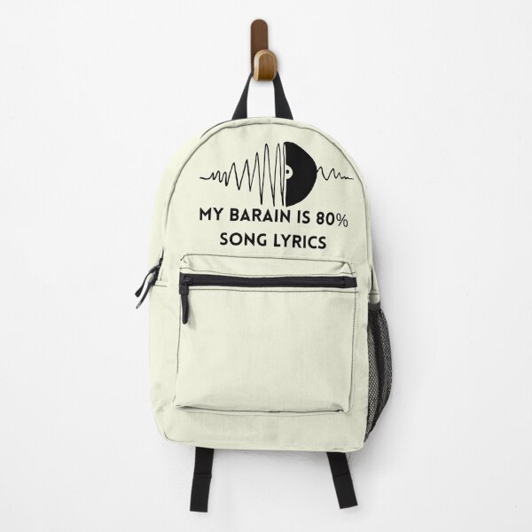 Item preview, Music Lovers-My Brain Is 80% Song Lyrics designed and sold by Hernandez shop.