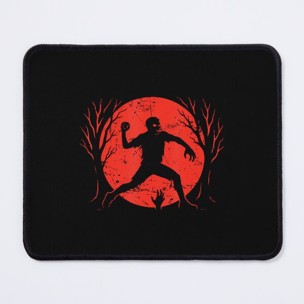 Item preview, Zombie Baseball Pitch Under Moon designed and sold by MaudeGloria.