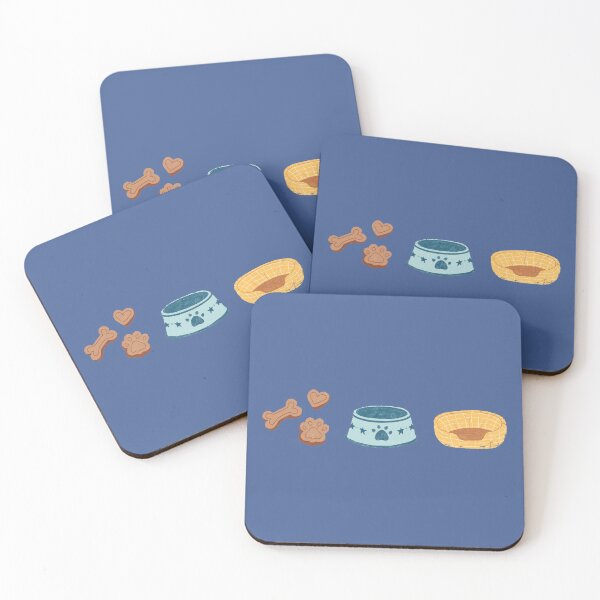 Item preview, Pet Care Icons (Dark Blue) – Treats, Food Bowl, Cozy Bed – Minimal Dog & Cat Design designed and sold by MicroRoleClub.