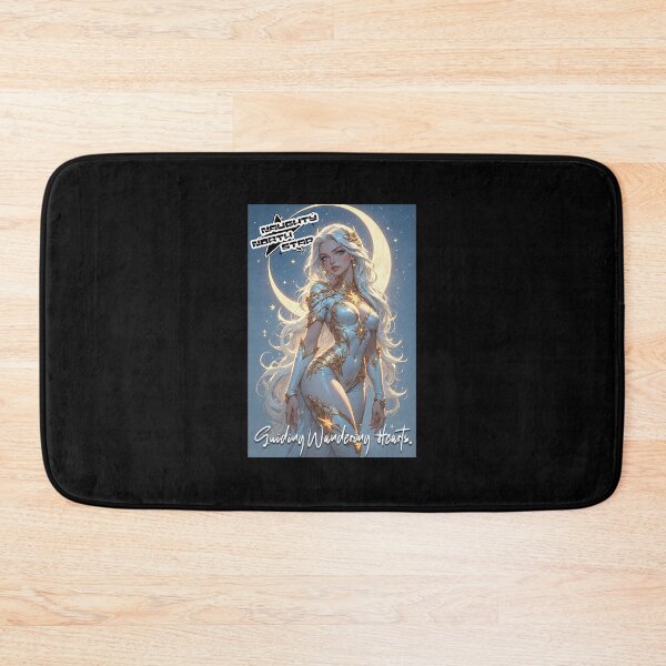 Item preview, Naughty North Star — Guiding Wandering Hearts (Retro Celestial Holiday Pin-Up) designed and sold by Mark Mentzer.