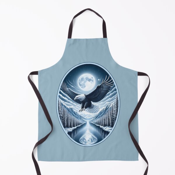 Item preview, Bald Eagle Over Snowy Alaskan Winter Scenery designed and sold by AlchemyColor.