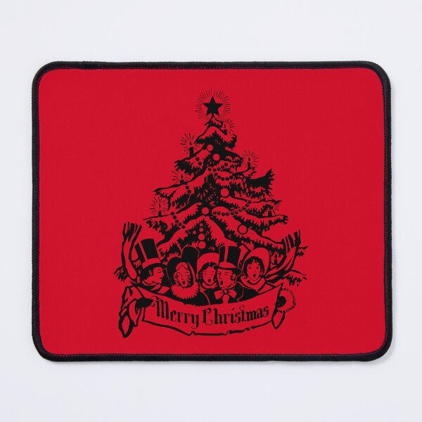 Item preview, Classic Merry Christmas Choir - Traditional Black and White Art designed and sold by samet-bas.