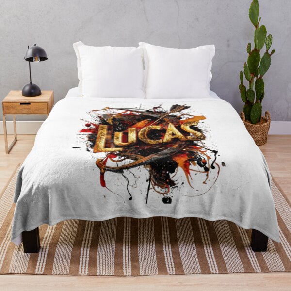Item preview, Lucas Name Art - Sagittarius Zodiac Archer designed and sold by AlexLineArt.