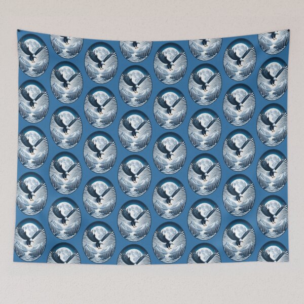 Item preview, Bald Eagle Over Snowy Alaskan Winter Scenery designed and sold by AlchemyColor.