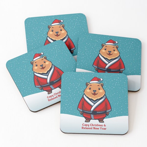 Item preview, Capy Christmas & Relaxed New Year designed and sold by Drawings Project.