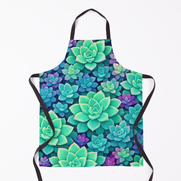 Item preview, Succulent Pattern - Pastel Green & Purple Botanical Art designed and sold by Myra365Art.