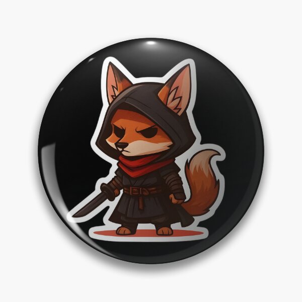 Item preview, Dangerous samurai fox ready for action designed and sold by Adriiian Shop.