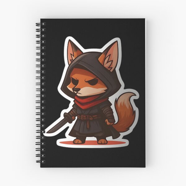 Item preview, Dangerous samurai fox ready for action designed and sold by Gold Phoenix Adro.